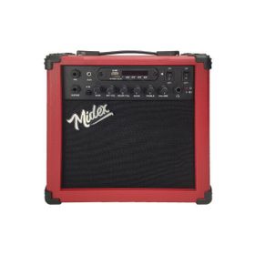 Midex MGA-25RD 25 W USB Bluetooth Şarjlı 2 Girişli Elektro Gitar Amfisi
