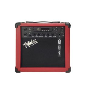 Midex MGA-25RD 25 W USB Bluetooth Şarjlı 2 Girişli Elektro Gitar Amfisi