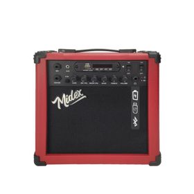 Midex MGA-25RD 25 W USB Bluetooth Şarjlı 2 Girişli Elektro Gitar Amfisi