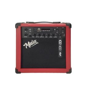 Midex MGA-25RD 25 W USB Bluetooth Şarjlı 2 Girişli Elektro Gitar Amfisi