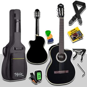 Midex MGX-100BK-BAG Üst Seviye Klasik Gitar 4 4 Sap Ayarlı Gül Klavye