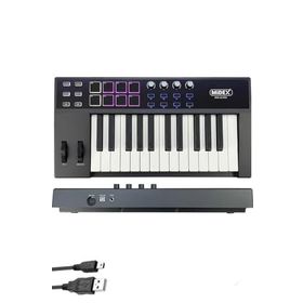 Midex Midi-25 25 Tuşlu Midi Keyboard 8 Pad Pro Midi Klavye