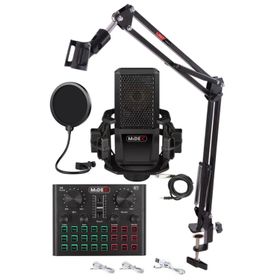 Midex Mx-2020 Live Set Efektli Ses Kartı Mikrofon Stand Kayıt Canlı Yayın Seti