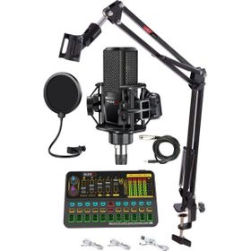 Midex Mx-2020 Platinium Set Efektli Ses Kartı Mikrofon Stand Kayıt Canlı Yayın Seti