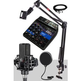 Midex MX-2020 Solo Mix Condenser Mikrofon ve Kayıt Mixer Seti