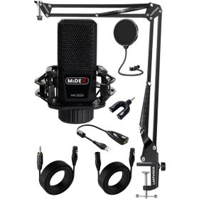 Midex Mx-2020 Stf Stüdyo Kondenser Mikrofon Stand Filtre