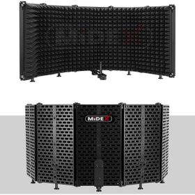Midex PF-43 5 Bölümlü Ayaklı 69x26 cm Mikrofon Ses Yalıtım İzolasyon Paneli
