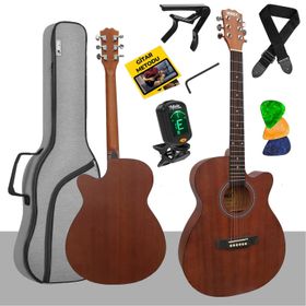Midex Phx-187 4 4 Yetişkin Boy Masif Ağaç Akustik Gitar
