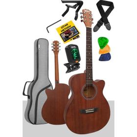 Midex Phx-187 4 4 Yetişkin Boy Masif Ağaç Akustik Gitar