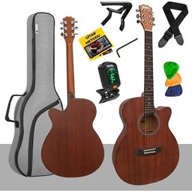 Midex Phx-187 4 4 Yetişkin Boy Masif Ağaç Akustik Gitar