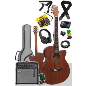 Midex PHX-188-50AMP 50W Şarjlı Bluetooth Amfili Full Elektro Akustik Gitar