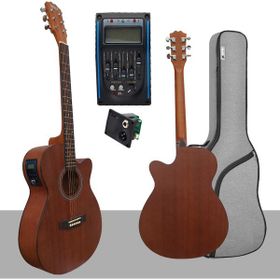 Midex Phx-188EQ Set 4 4 Masif Ağaç Elektro Akustik Gitar