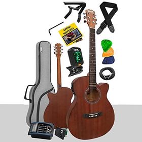 Midex Phx-188EQ Set 4 4 Masif Ağaç Elektro Akustik Gitar