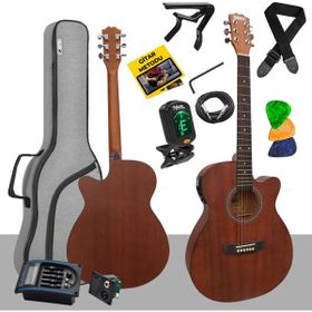 Midex Phx-188EQ Set 4 4 Masif Ağaç Elektro Akustik Gitar