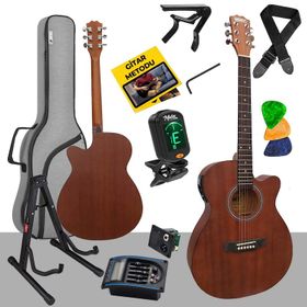 Midex Phx-188St 4 4 Gerçek Ağaç Ekolayzerli Elektro Akustik Gitar