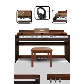 Midex PLX-140 PRO-OR Bluetooth Tuş Hassasiyeti 88 Tuşlu Kapaklı Dijital Piyano