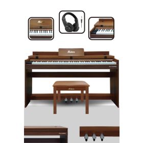 Midex PLX-140 PRO-OR Bluetooth Tuş Hassasiyeti 88 Tuşlu Kapaklı Dijital Piyano