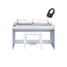 Midex Plx-140 Pro-Wh Bluetoothlu Tuş Hassasiyetli 88 Tuşlu Kapaklı Beyaz Dijital Piyano