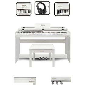 Midex Plx-140 Pro-Wh Bluetoothlu Tuş Hassasiyetli 88 Tuşlu Kapaklı Beyaz Dijital Piyano