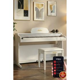 Midex Plx-190Wh 88 Tuşlu Hammer Action Ve Tuş Hassasiyeti Beyaz Dijital Piyano