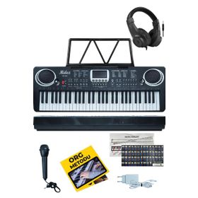 Midex PS-1500BK-H Başlangıç İçin Kulaklık Notalık ve Adaptörlü 61 Tuşlu Org