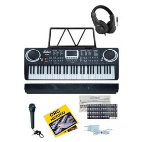 Midex PS-1500BK-H Başlangıç İçin Kulaklık Notalık ve Adaptörlü 61 Tuşlu Org
