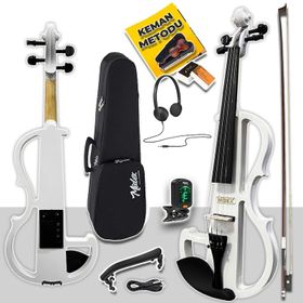 Midex RCZ-606W Beyaz Elektro Keman Seti