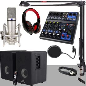Midex Referans Paket-2 Maxword Monitör Ses Kartı CX1 Mikrofon Stand
