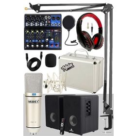 Midex Referans Paket-2 Maxword Monitör Ses Kartı CX1 Mikrofon Stand