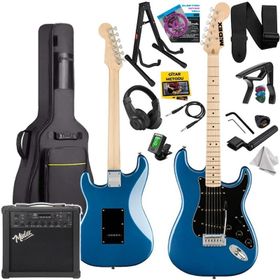 Midex RPH-30BL-25AMP Maple Klavye SSS 25W Amfili Elektro Gitar Seti