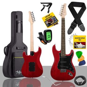 Midex RPH-30RD Profesyonel Elektro Gitar + Müzik Seti