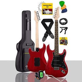 Midex RPH-30RD Profesyonel Elektro Gitar + Müzik Seti