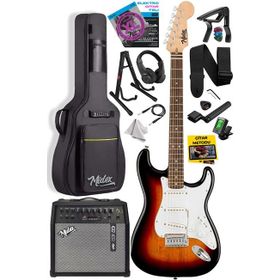 Midex RPH-30SB Gül Klavye Strat Kasa SSS Elektro Gitar Seti