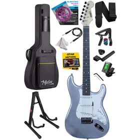 Midex RPH-30SL ST Gül Klavye Silver Strat Kasa SSS Elektro Gitar Seti