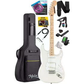 Midex RPH-30WH Maple Klavye Strat Kasa SSS Elektro Gitar Seti
