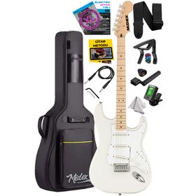 Midex RPH-30WH Maple Klavye Strat Kasa SSS Elektro Gitar Seti