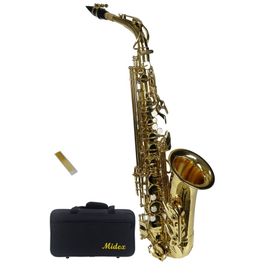 Midex SF-8000 Gold Çanta ve Aksesuarlı Profesyonel Alto Saksafon