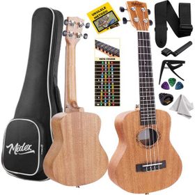 Midex SP-21M Çanta Metod Askı Tuner Yedek Tel Pena Set Maun Soprano Ukulele