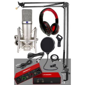 Midex Special Paket-2 Stüdyo Ekipmanları Ses Kartı Mikrofon Kulaklık