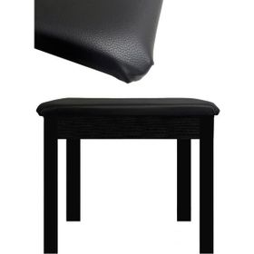 Midex TBX-144BK 32x54x48 cm Gizli Bölmeli Siyah Piyano Taburesi