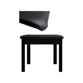 Midex TBX-144BK 32x54x48 cm Gizli Bölmeli Siyah Piyano Taburesi