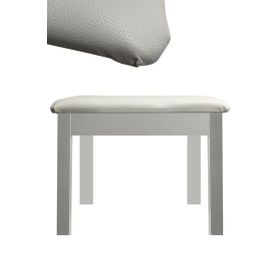 Midex TBX-144WH Üst Kalite Gizli Bölmeli Beyaz Renk 32x54x48 cm Piyano Taburesi