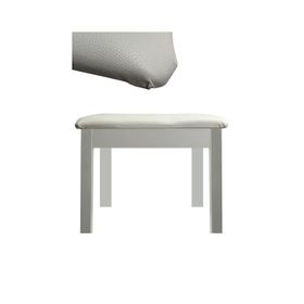 Midex TBX-144WH Üst Kalite Gizli Bölmeli Beyaz Renk 32x54x48 cm Piyano Taburesi