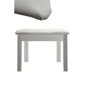 Midex TBX-144WH Üst Kalite Gizli Bölmeli Beyaz Renk 32x54x48 cm Piyano Taburesi
