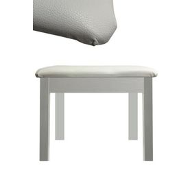 Midex TBX-144WH Üst Kalite Gizli Bölmeli Beyaz Renk 32x54x48 cm Piyano Taburesi
