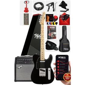 Midex Telecaster 50AMP SS 50 W Şarjlı Amfili Elektro Gitar Full Set