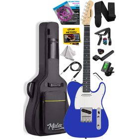 Midex TLX-50BL Tele Kasa Maple Klavye 2 Single-Coil Manyetik Elektro Gitar