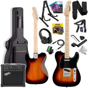 Midex TLX-50SB-25AMP Tele Kasa Maple Klavye 2 Single Coil 25W Amfili Elektro Gitar