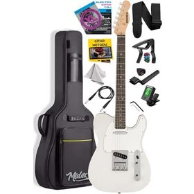 Midex TLX-50WH Tele Kasa Gül Klavye 2 Single-Coil Manyetik Elektro Gitar