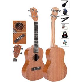 Midex TN-26M Çanta Tuner Askı Metod Set Hakiki Ağaç Tenör Ukulele